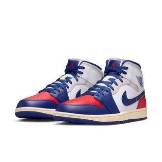 Nike Air Jordan 1 Mid DQ8426-102 Sneakers Mens White Lifestyle Shoes MEW694