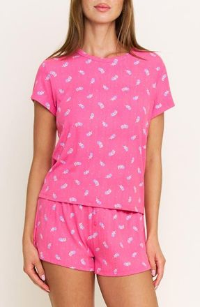 Honeydew Intimates Blissful Pointelle Short Pajamas in Fuchsia Wild Rose at Nordstrom, Size X-Small