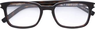 Saint Laurent Eyewear Occhiali quadrati - Marrone