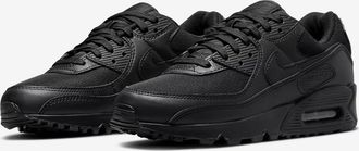 Nike Womens Nike AIR MAX 90 DH8010-001 Sneakers Black Athletic Running Shoes