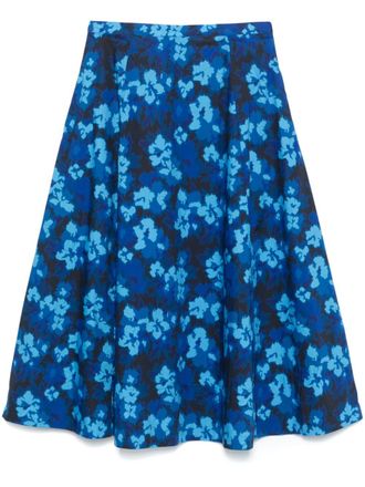 Ulla Johnson Vianne midi-rok - Blauw