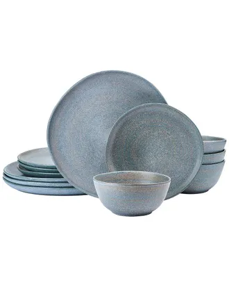 Mikasa Benson Stoneware 12Pc Dinnerware Set, Service For 4