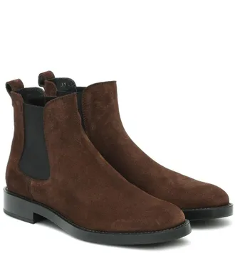 ショートブーツ・ブーティ TOD'S STIVALETTO CHELSEA IN SUEDE Man BROWN Chelsea Boots in Suede XXM59K0HG40RE08CS611 | Tods