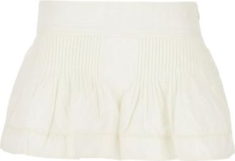 Isabel Marant Mujer, Pantalones cortos, Blanco, Talla: M