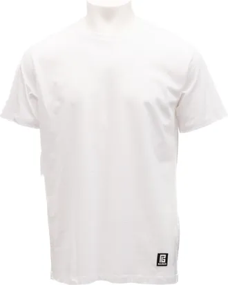 Balmain White Cotton Mens T-Shirt