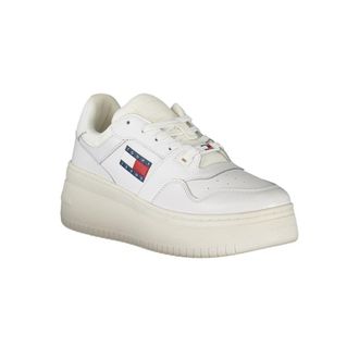 Tommy Hilfiger Chunky Platform Leather Sneaker - White