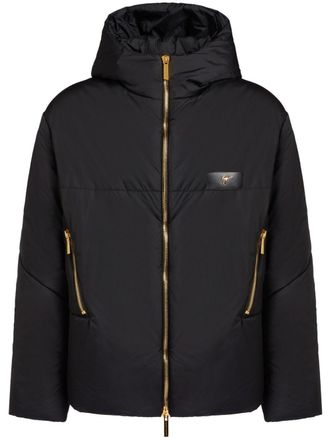 Giuseppe Zanotti Idrake zip-up hooded jacket - Black