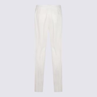Max Mara Womens Trousers Bianco _ac Pl