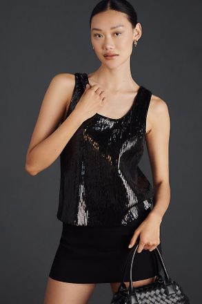Grey Lab Sequin Tank Top