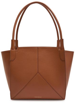 Victoria Beckham Victoria Panelled Leather Tote bag - Tan - One Size