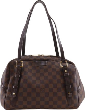 Louis Vuitton Damier Brown Damier Canvas Tote Bag (Pre-Owned)