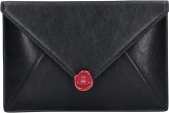 Vivienne Westwood Envelope Wax Seal Clasp Clutch
