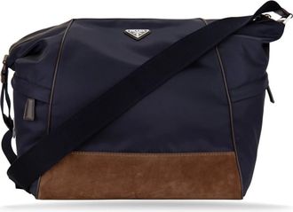 Prada Tassen, Dames, Blauw, ONE Size, Leer, Cross Body Bags