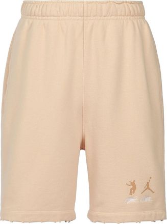 Nike Jordan Air Jordan x union Crossover Solid Color Logo Casual Sports Shorts Asia Edition Couple Style Khaki DJ9529-268