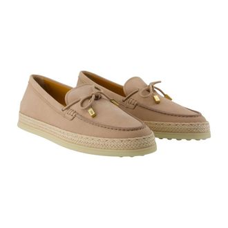 Tod's Calfskin Leather Loafer - Beige