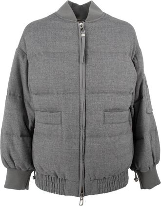 Duno Bomber Jassen - Dames - Bomber jackets - Grijs - XS - Jassen
