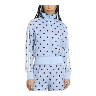 adidas Satin Polka Dots TT Track Top - Sport - Mujer - Azul - XS