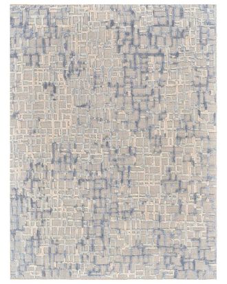 Exquisite Rugs Vista Hand-Loomed New Zealand Wool and Bamboo Silk Rug
