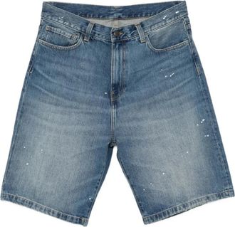 Carhartt Work in Progress Short Carhartt - Heren - Denim shorts - Blauw - W29 - Denim - Korte Broeken