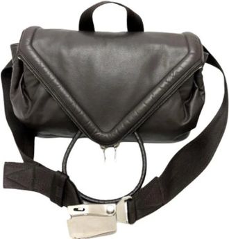 Bottega Veneta Pre-owned Belt Bags, male, Black, Size: ONE SIZE Pre-owned Vintage Fanny pack