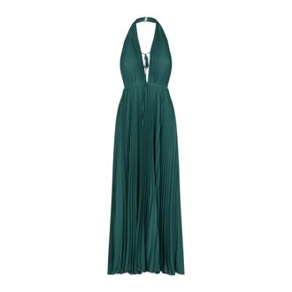 Raquel Diniz Maxi Dresses, female, Green, Size: S Raissa Dress