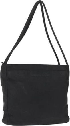 Prada Pre-owned Nylon Schoudertas - Dames - Vintage Schoudertas - Zwart - ONE Size - Nylon - Vintage