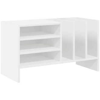 vidaXL Record Cabinet White 78.5 x 35 x 45 cm Engineered Wood vidaXL