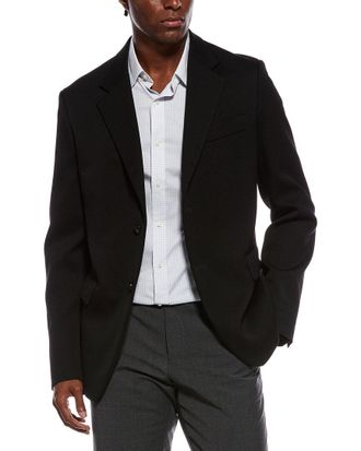 Lanvin Single Breasted Boxy Wool Jacket