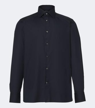 Ermenegildo Zegna Cotton-blend poplin shirt