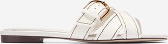 Cole Haan Womens Velma Buckle Slide Sandals - White Size 10.5