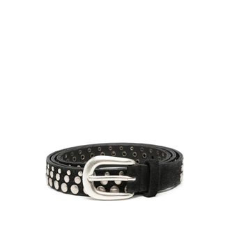 Orciani Studded Leather Belt