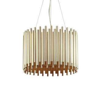 Netlighting Pan 5 Light Ceiling Pendant Gold