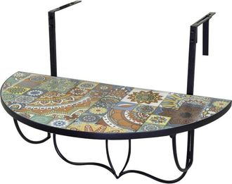 Vacchetti Vacchetti - Balda De Mosaico De Metal Galatone Cm74x38/61h57