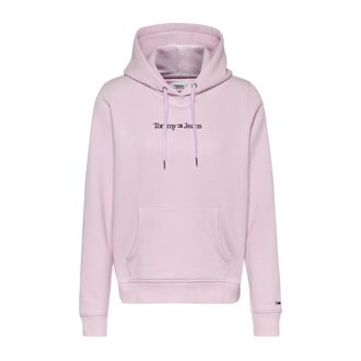 Tommy Jeans Lineaire Hoodie in roze - Dames - Hoodies - Roze - XS - Hoodies & sweatvesten