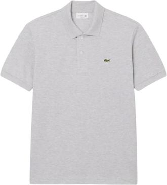 Lacoste T-shirts en Poloshirts Grijs - Heren - Polos - Grijs - M - Katoen - Tops