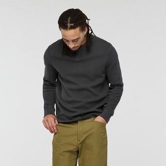 Cotopaxi Atajo Long-Sleeve Waffle Henley - Mens in Charcoal at Nordstrom, Size Xx-Large