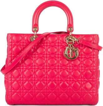 Dior Borsa tote Lady Dior - Rosa