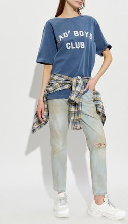 Dsquared2 T-shirt With Print, Womens, Blue