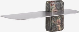 Sklum Pack De 2 Estantes De Pared Para Ba&ntilde;o En Acero Inoxidable Serbian Sklum &x2194&xfe0e 45 Cm