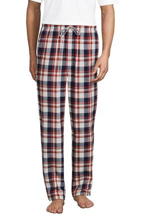 Lands End Flannel Pajama Pants in Fireside Flannel at Nordstrom, Size Xx-Large