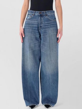 Haikure denim wide-leg mid-rise jeans