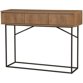 Dmora Aparador Dbonfant, Buf&eacute; De Sal&oacute;n, Aparador De Sal&oacute;n, Despensa De Cocina, 120x36h90 Cm, Nogal Y Negro - Dmora