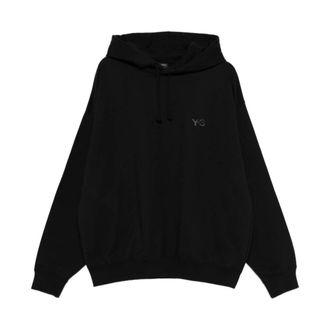 Yohji Yamamoto Hoodies & sweatvesten, Heren, Zwart, XL, Katoen, FT Hoodie