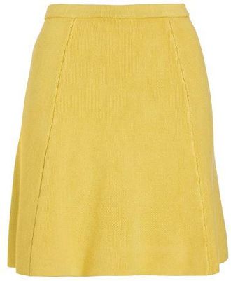 8 by YOOX VISCOSE BLEND KNIT MINI SKIRT