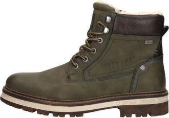Mustang Lace-up Boots - Heren - Veterlaarzen - Groen - 48 EU - Schoenen