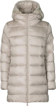 Save The Duck Matilda D40280W Donsjas - Dames - Dons jassen - Beige - L - Nylon - Jassen