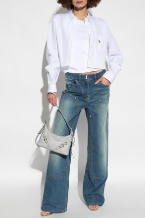 Givenchy Shirt With Logo, Womens, White