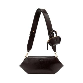 Ganni Mujer, Bolsos, Marr&oacute;n, Talla: ONE Size