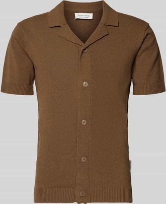 Casual Friday Casual Friday Regular Fit Freizeithemd mit Reverskragen Modell LINDHOLM in Mittelbraun, Gr&ouml;&szlig;e XXL