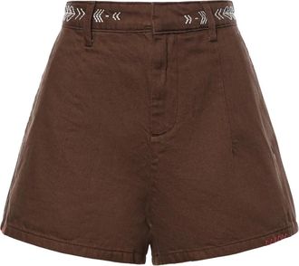 ottod'Ame Casual Shorts - Dames - Bermuda - Bruin - XS - Korte Broeken